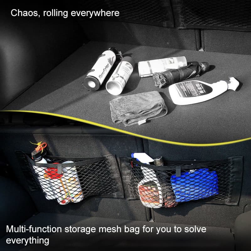Car Back Rear Mesh Trunk Seat Elastic String Net Magic Sticker Universal Storage Bag Pocket Cage Auto Organizer Seat Back Bag Car Back Rear Mesh Trunk Seat Elastic String Net Magic Sticker Universal Storage Bag Pocket Cage Auto Organizer Seat Back Bag