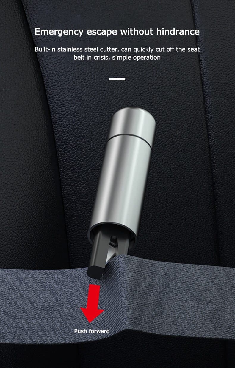 Car Safety Hammer Car Emergency Glass Window Breaker Seat Belt Cutter Life-Saving Escape Car Emergency Tool 1s broken Glass