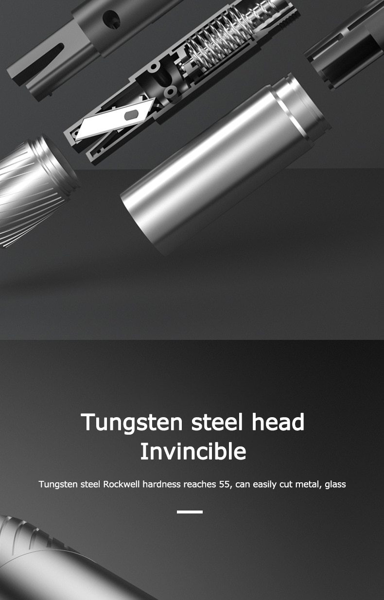 Car Safety Hammer Car Emergency Glass Window Breaker Seat Belt Cutter Life-Saving Escape Car Emergency Tool 1s broken Glass