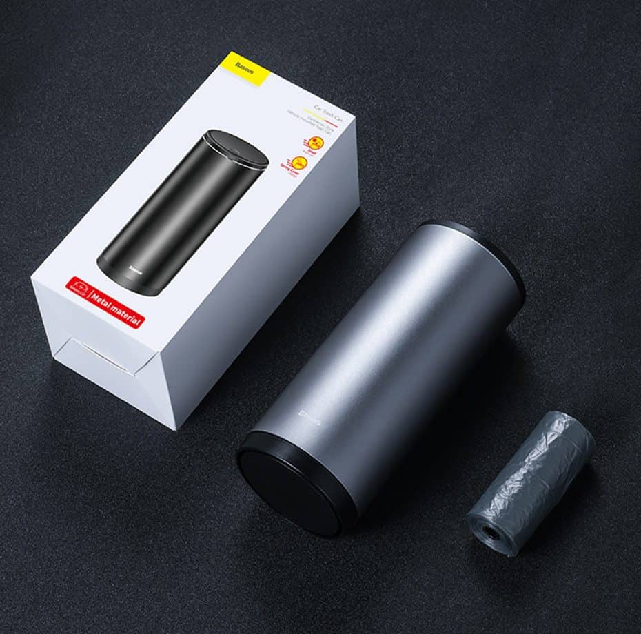 Baseus Alloy Car Trash Can Auto Organizer Storage Bag Car Garbage Bin Ashtray Dust Case Holder Auto Accessories Baseus Alloy Car Trash Can Auto Organizer Storage Bag Car Garbage Bin Ashtray Dust Case Holder Auto Accessories